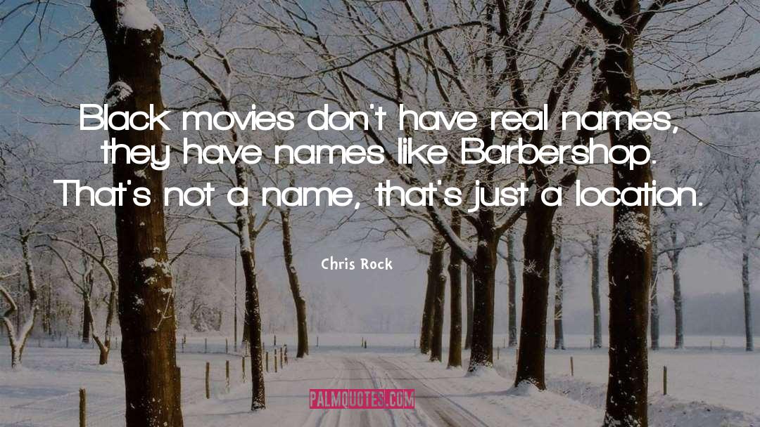 Chris Rock Quotes: Black movies don't have real