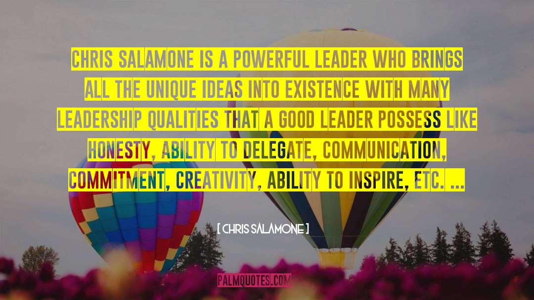 Chris Salamone Quotes: Chris Salamone is a powerful