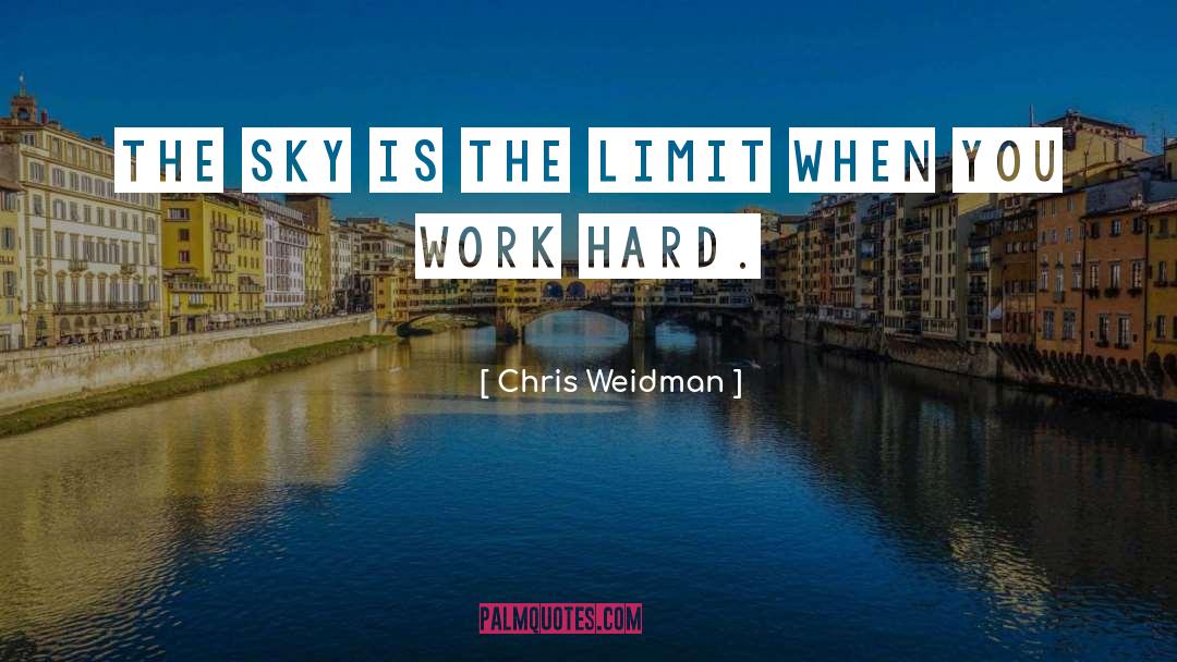 Chris Weidman Quotes: The sky is the limit