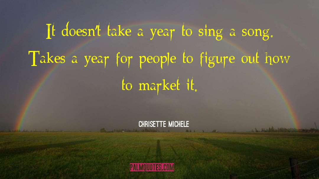 Chrisette Michele Quotes: It doesn't take a year