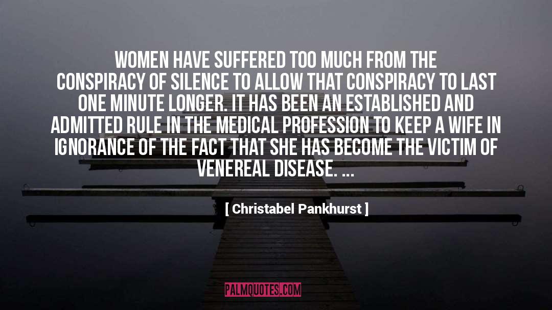 Christabel Pankhurst Quotes: Women have suffered too much