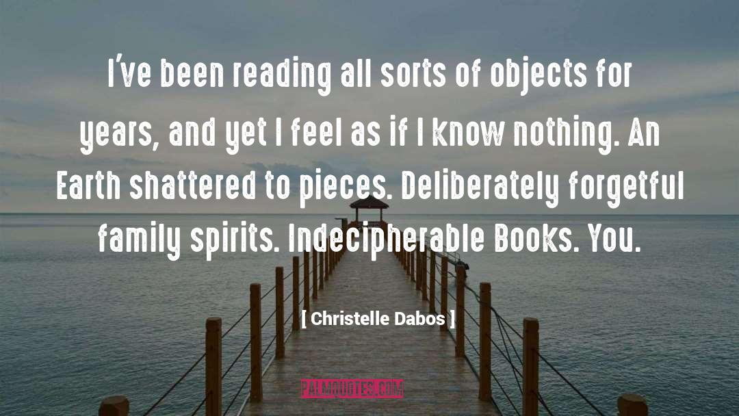 Christelle Dabos Quotes: I've been reading all sorts