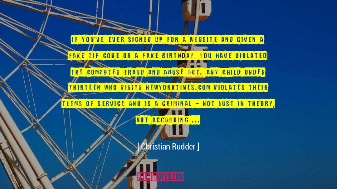Christian Rudder Quotes: If you've ever signed up