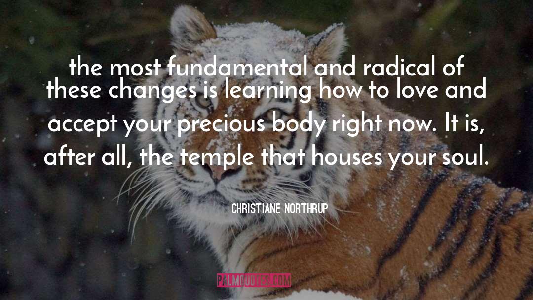 Christiane Northrup Quotes: the most fundamental and radical