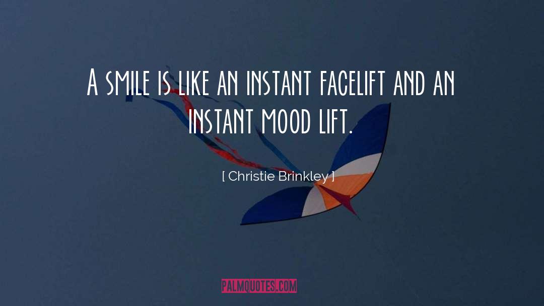 Christie Brinkley Quotes: A smile is like an