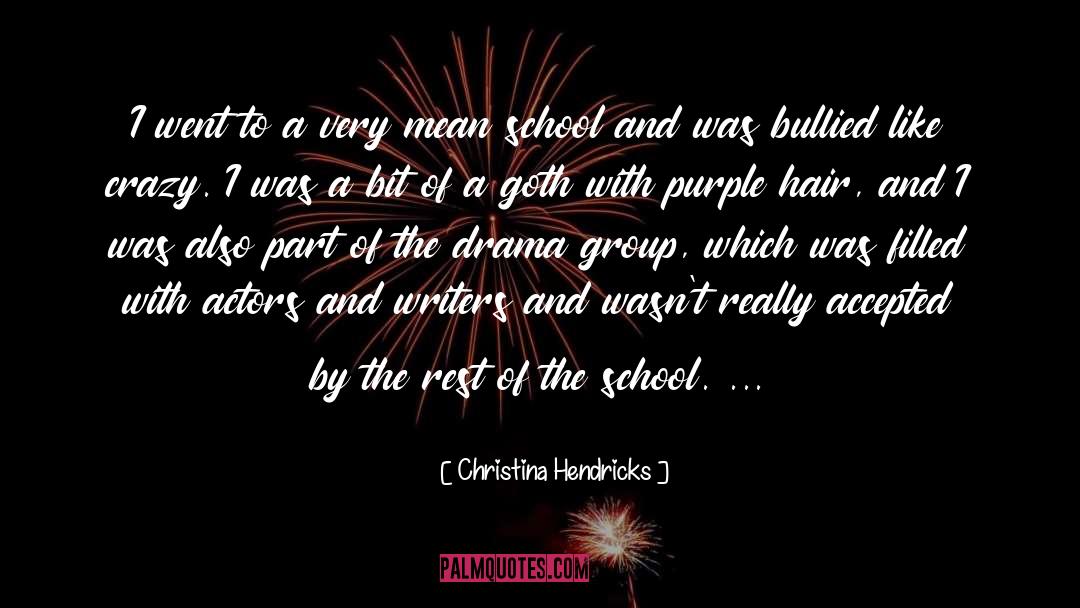 Christina Hendricks Quotes: I went to a very