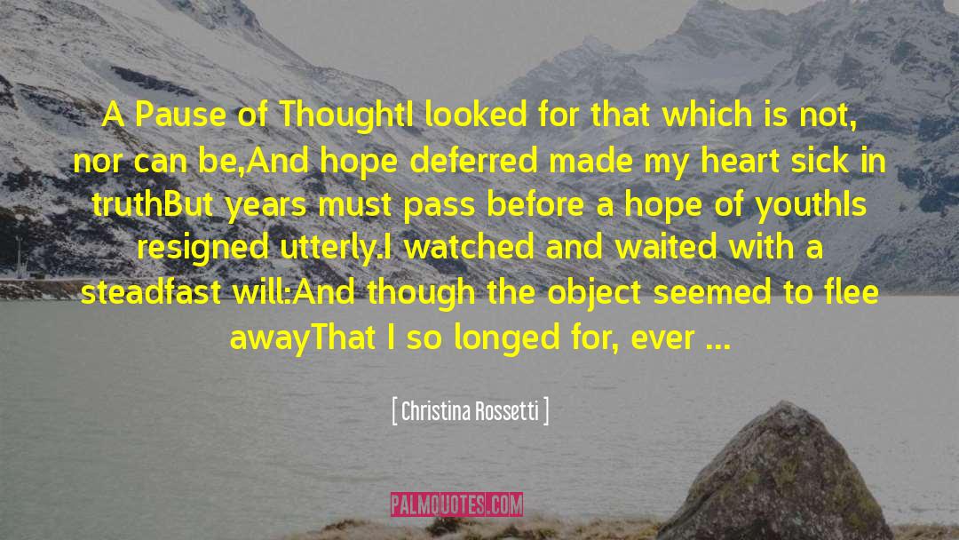Christina Rossetti Quotes: A Pause of Thought<br /><br