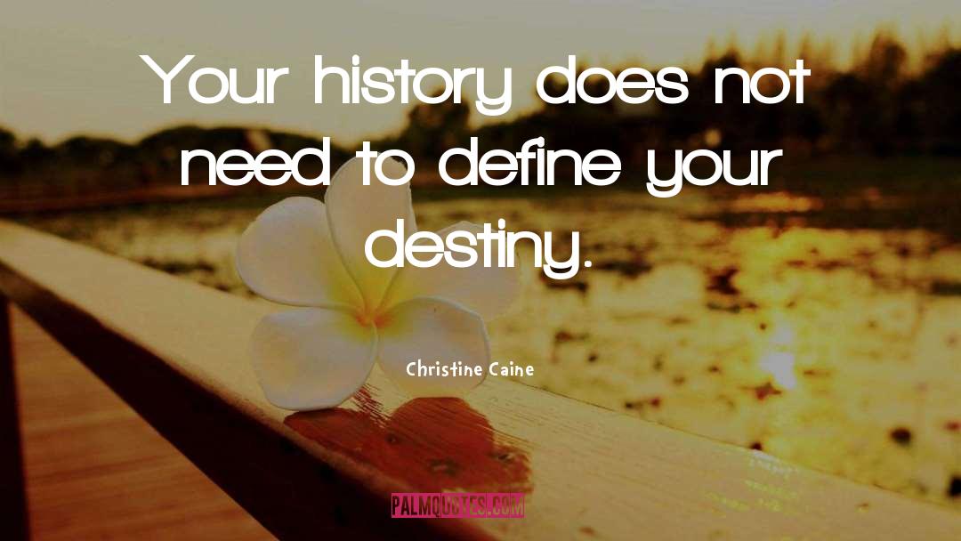 Christine Caine Quotes: Your history does not need