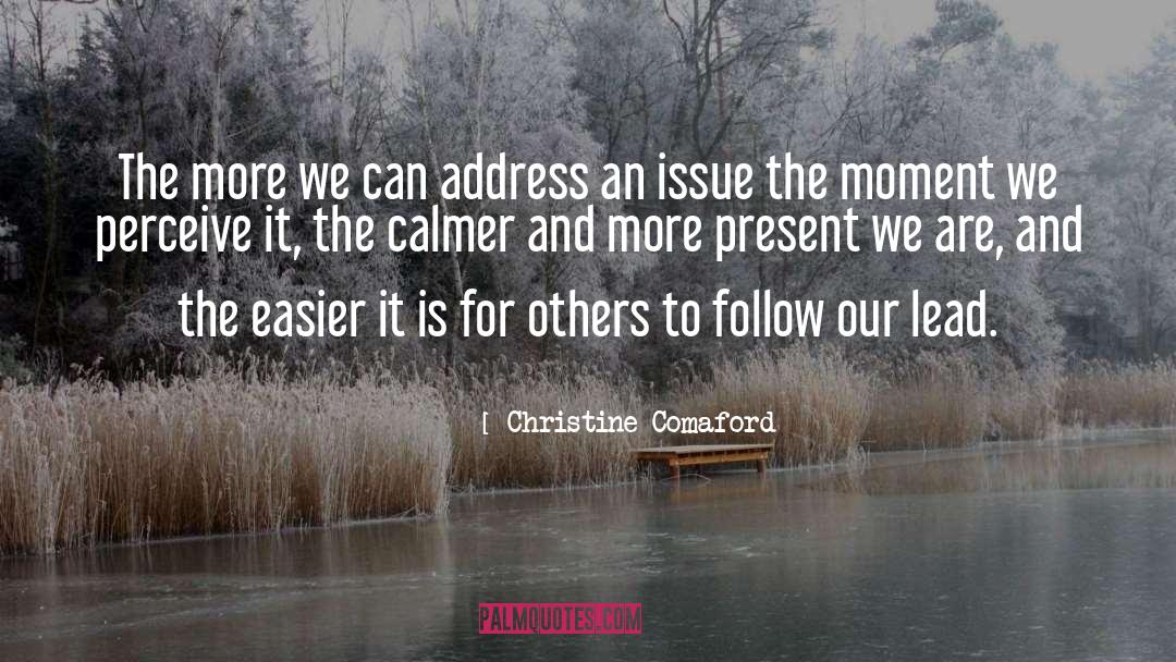 Christine Comaford Quotes: The more we can address