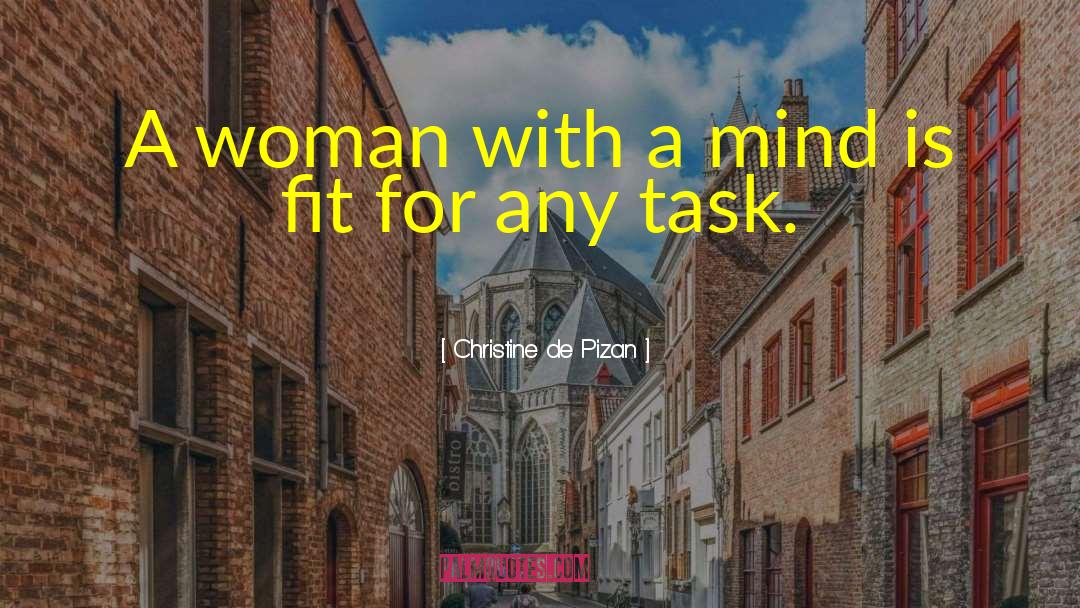 Christine De Pizan Quotes: A woman with a mind