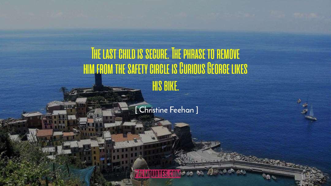Christine Feehan Quotes: The last child is secure.