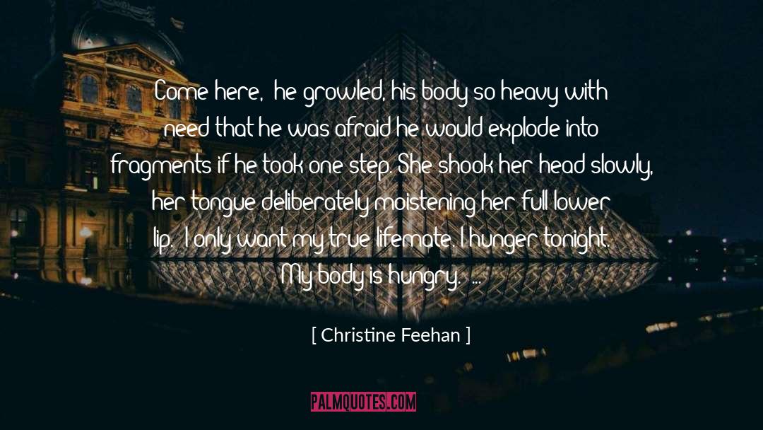 Christine Feehan Quotes: Come here,