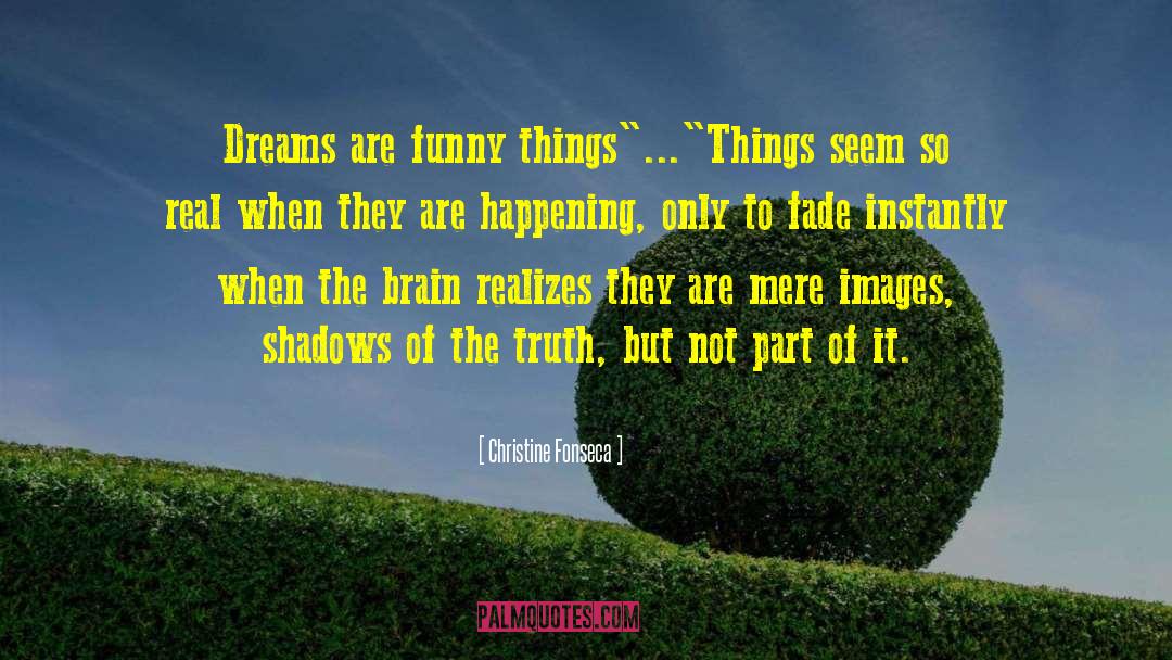 Christine Fonseca Quotes: Dreams are funny things