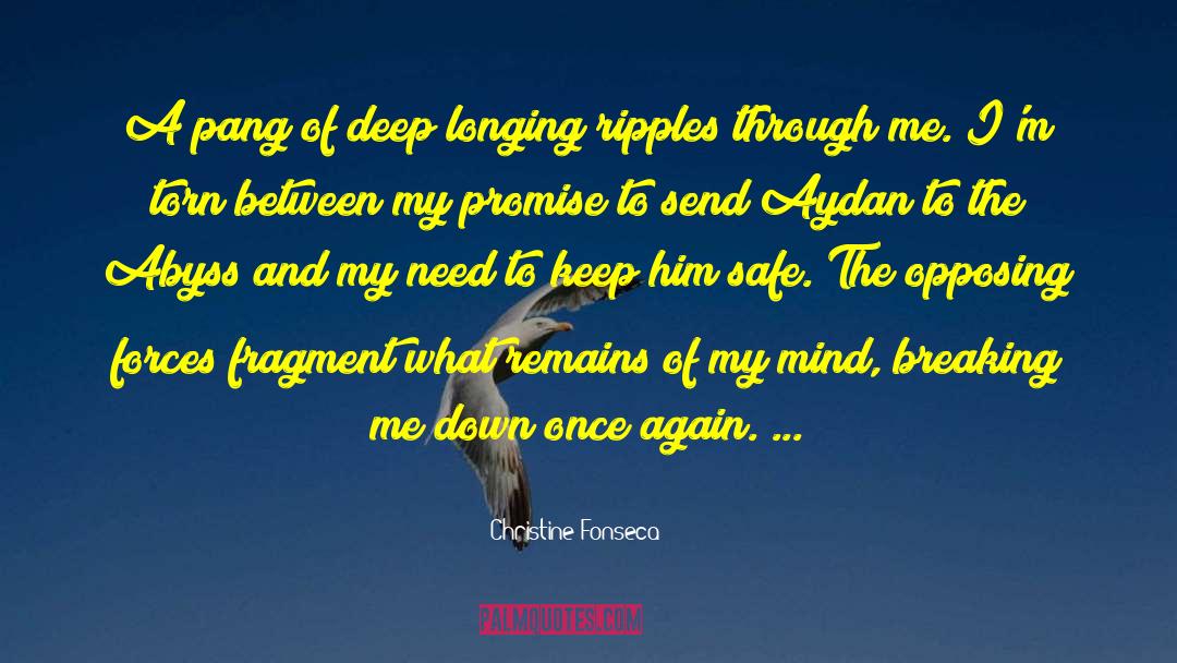 Christine Fonseca Quotes: A pang of deep longing
