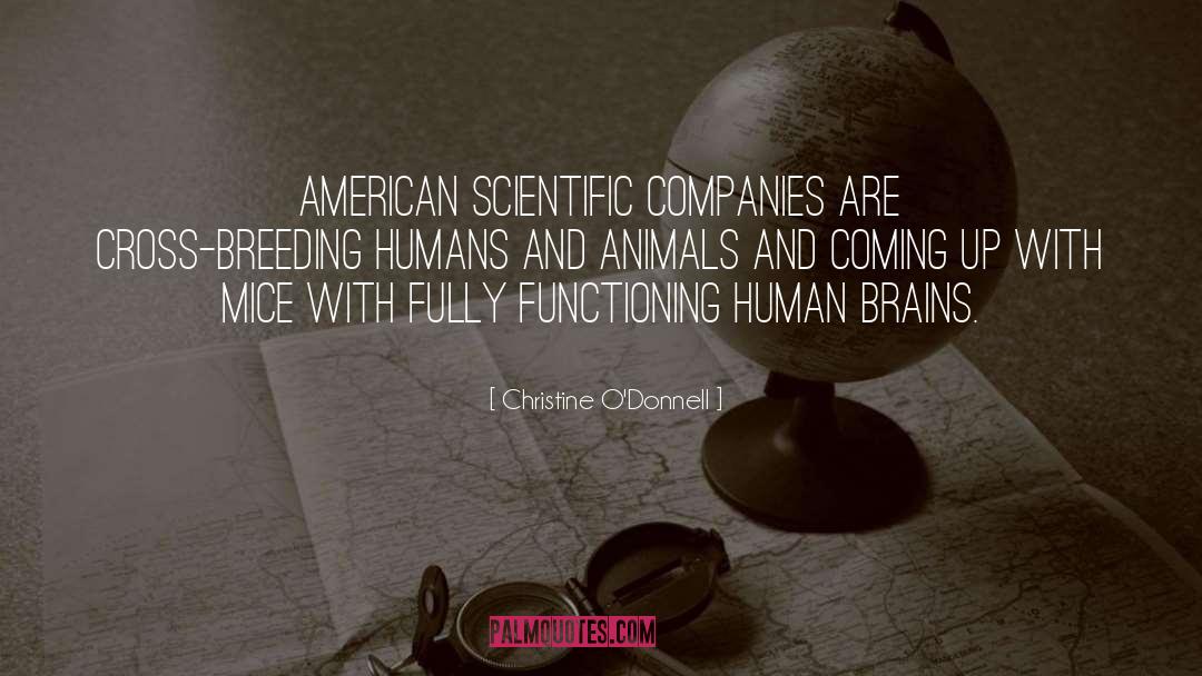 Christine O'Donnell Quotes: American scientific companies are cross-breeding