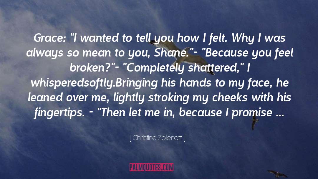 Christine Zolendz Quotes: Grace: 