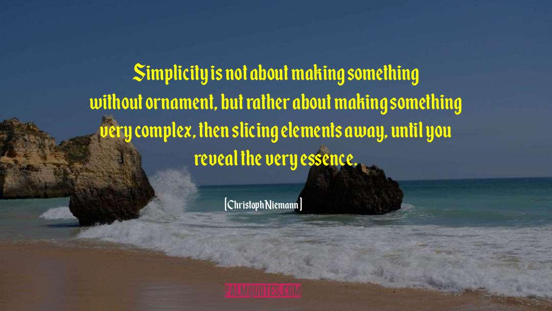 Christoph Niemann Quotes: Simplicity is not about making