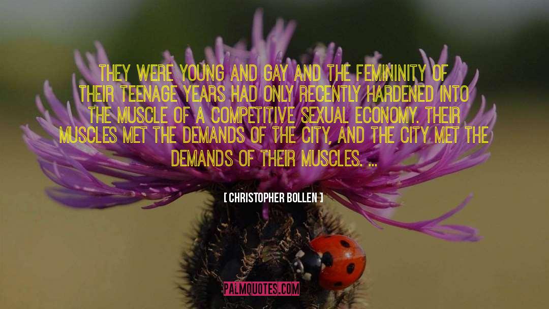 Christopher Bollen Quotes: They were young and gay