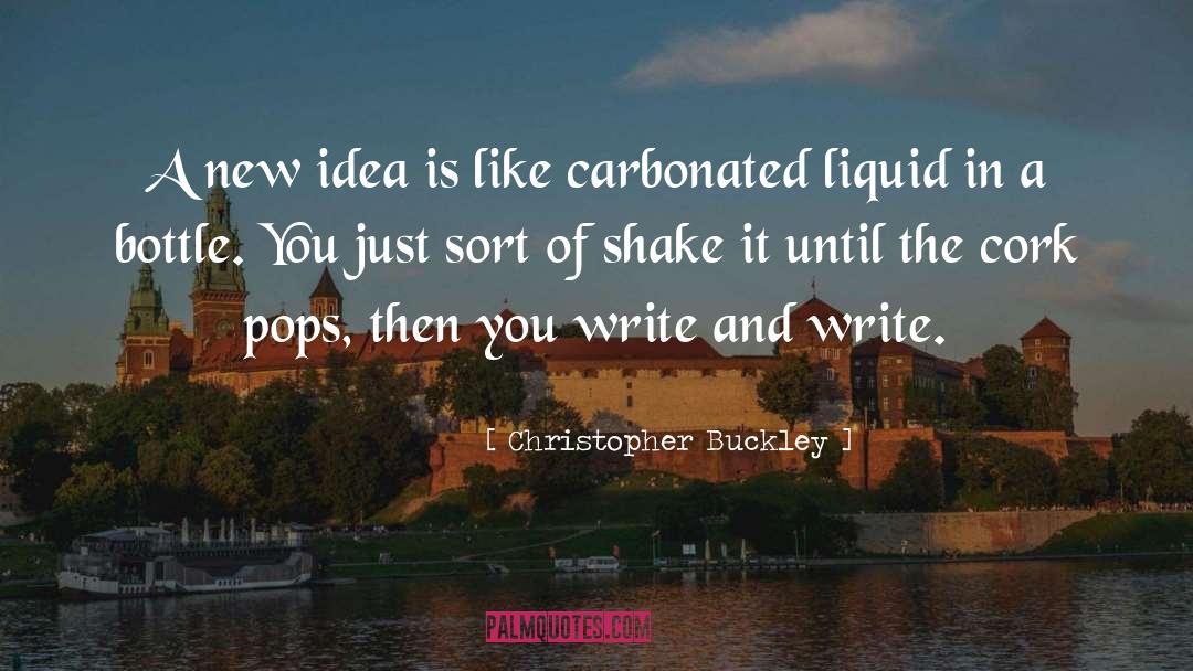 Christopher Buckley Quotes: A new idea is like