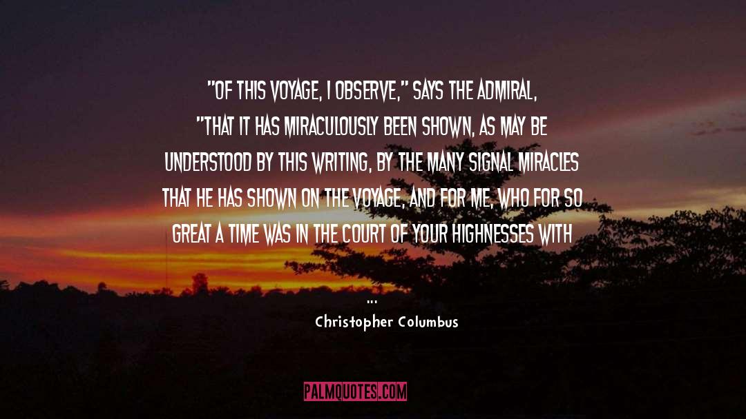 Christopher Columbus Quotes: 