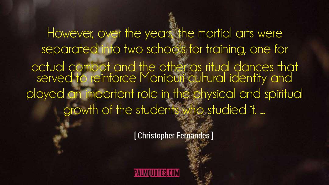 Christopher Fernandes Quotes: However, over the years, the