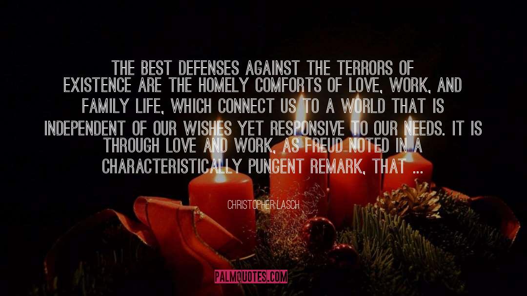 Christopher Lasch Quotes: The best defenses against the