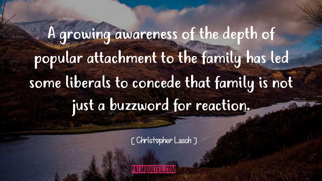 Christopher Lasch Quotes: A growing awareness of the