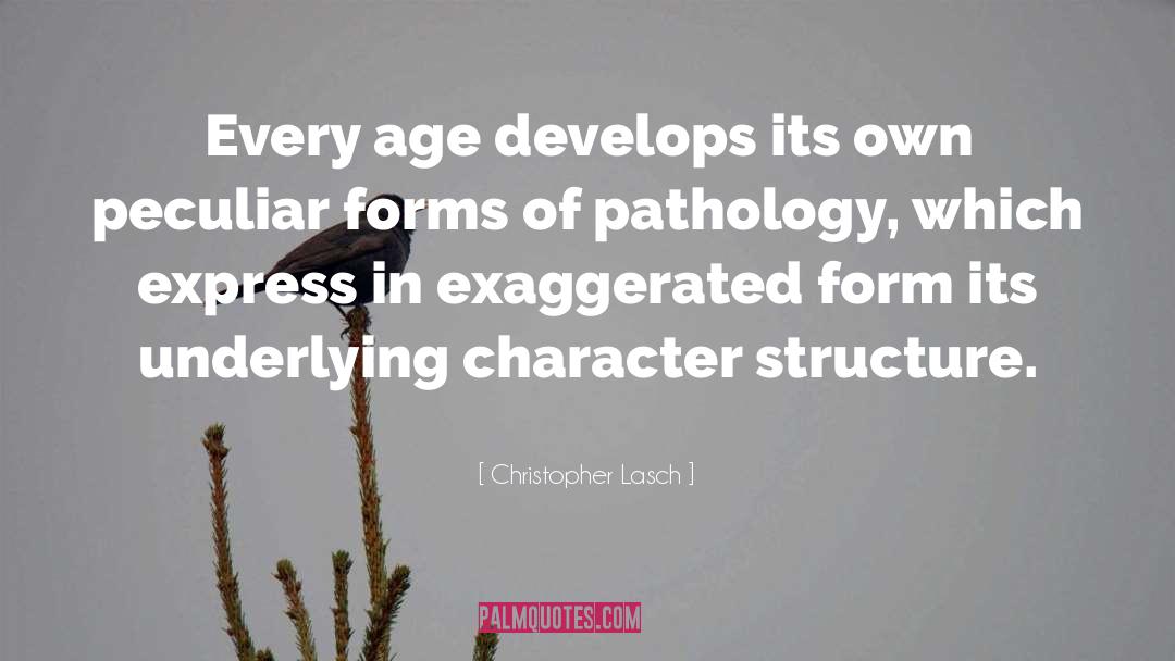 Christopher Lasch Quotes: Every age develops its own