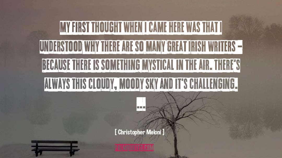 Christopher Meloni Quotes: My first thought when I