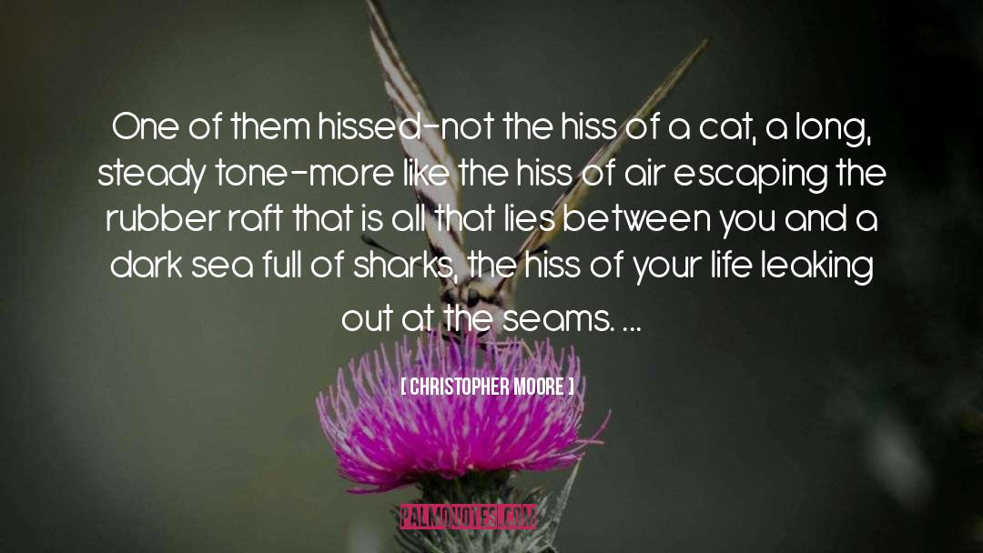 Christopher Moore Quotes: One of them hissed-not the