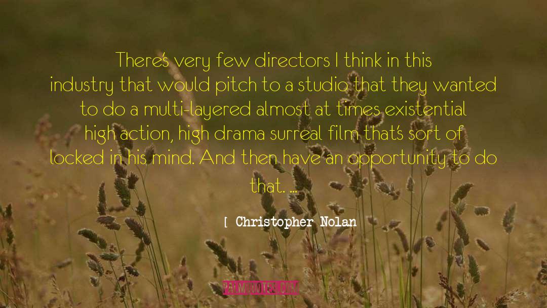 Christopher Nolan Quotes: There's very few directors I