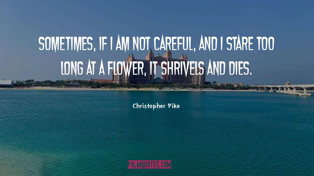 Christopher Pike Quotes: Sometimes, if I am not