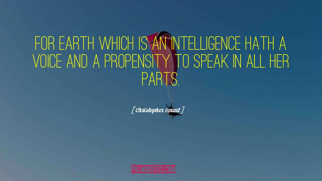 Christopher Smart Quotes: For EARTH which is an