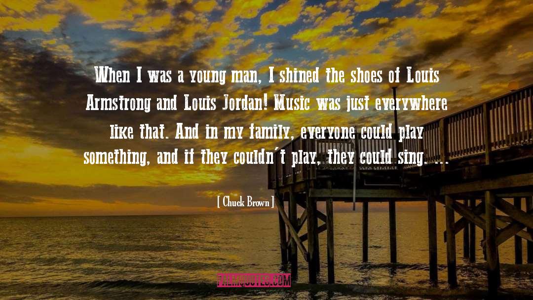 Chuck Brown Quotes: When I was a young