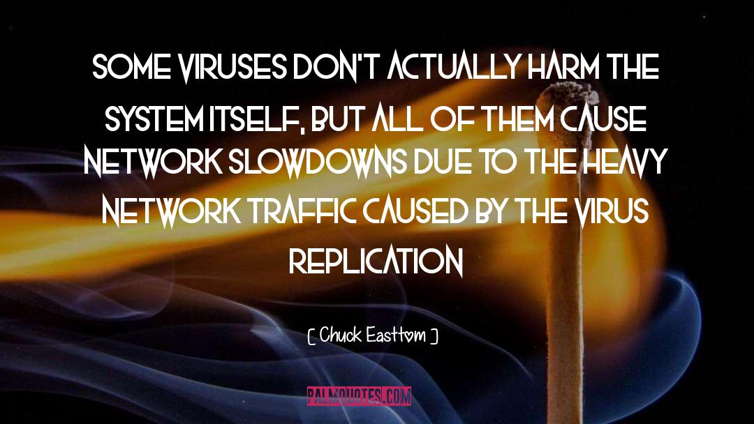 Chuck Easttom Quotes: Some viruses don't actually harm