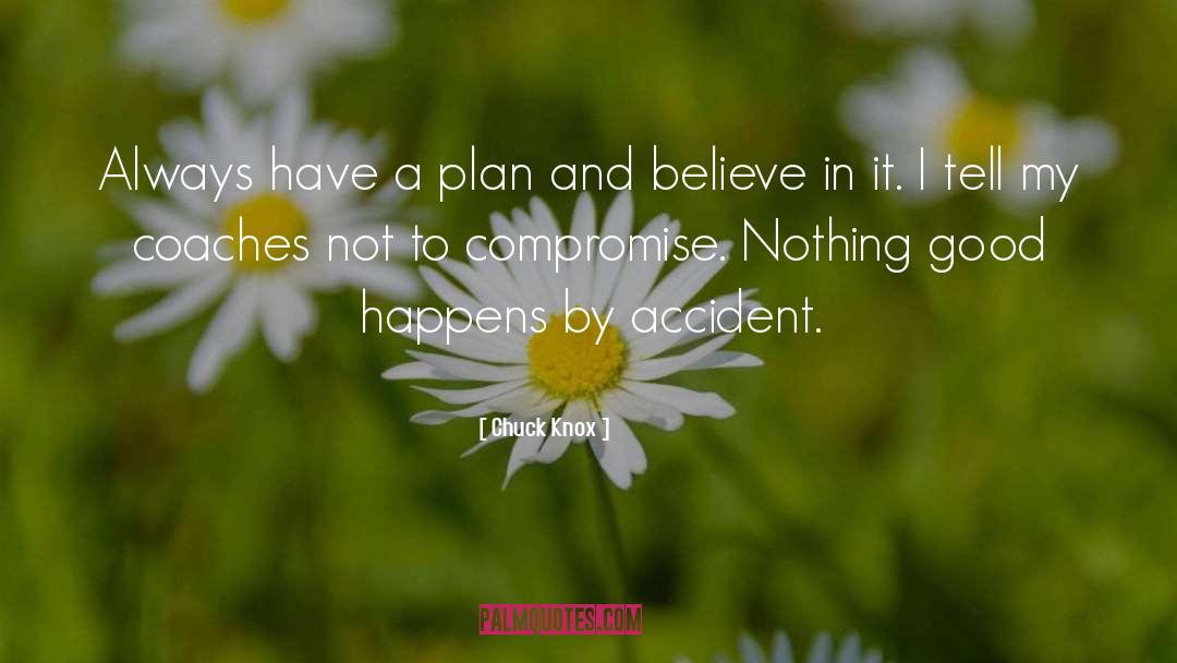 Chuck Knox Quotes: Always have a plan and