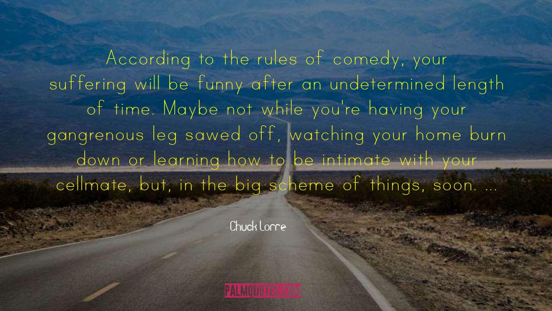 Chuck Lorre Quotes: According to the rules of