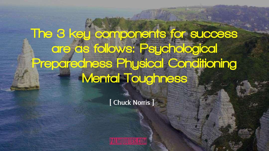 Chuck Norris Quotes: The 3 key components for