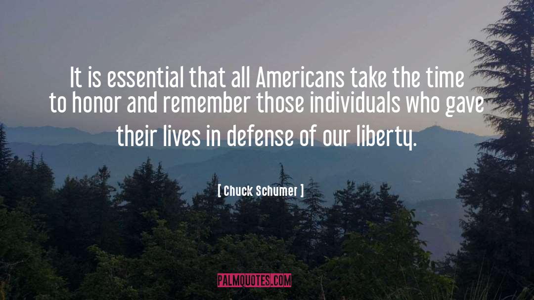 Chuck Schumer Quotes: It is essential that all