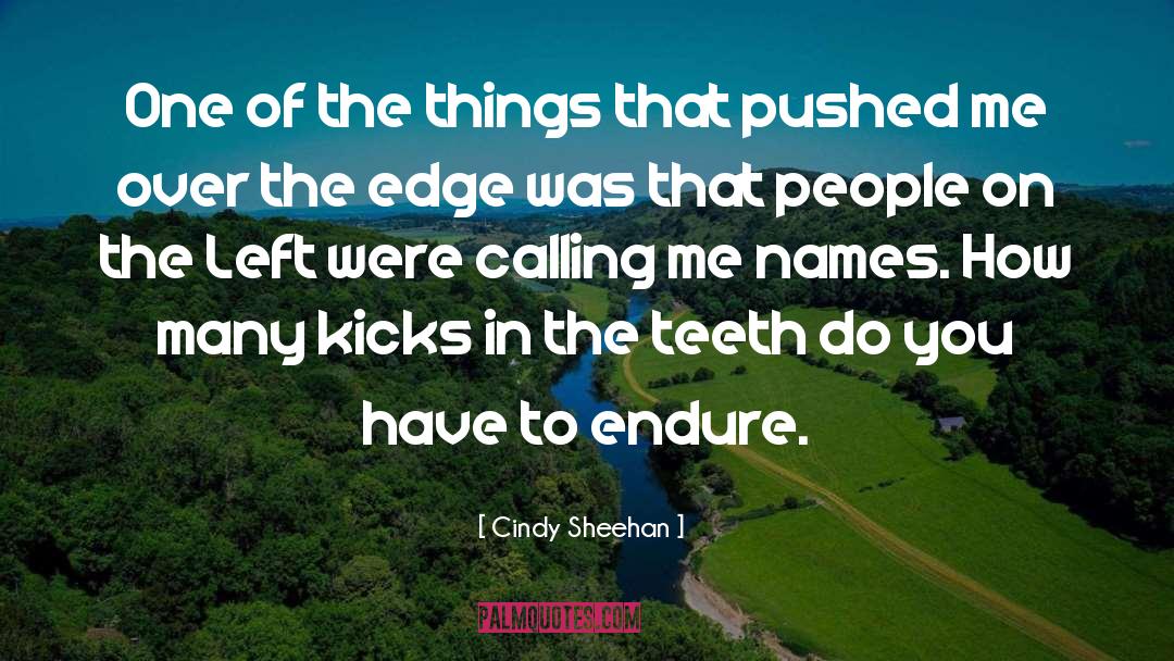 Cindy Sheehan Quotes: One of the things that