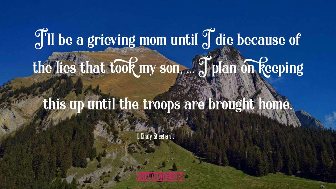 Cindy Sheehan Quotes: I'll be a grieving mom