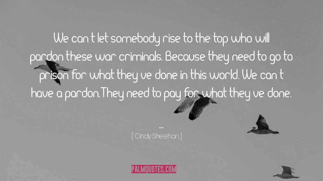 Cindy Sheehan Quotes: We can't let somebody rise