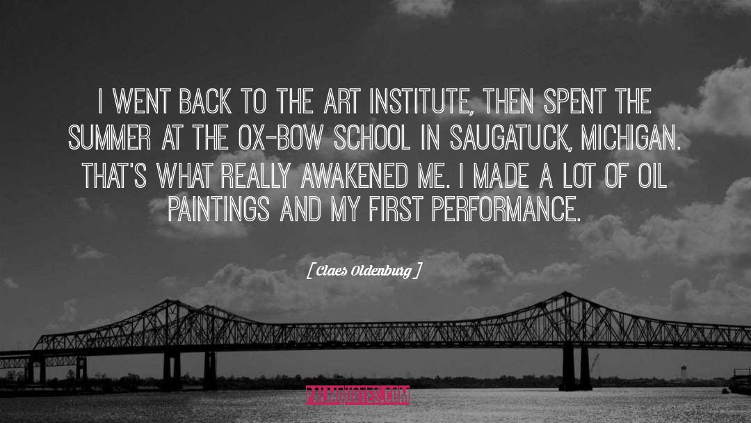 Claes Oldenburg Quotes: I went back to the