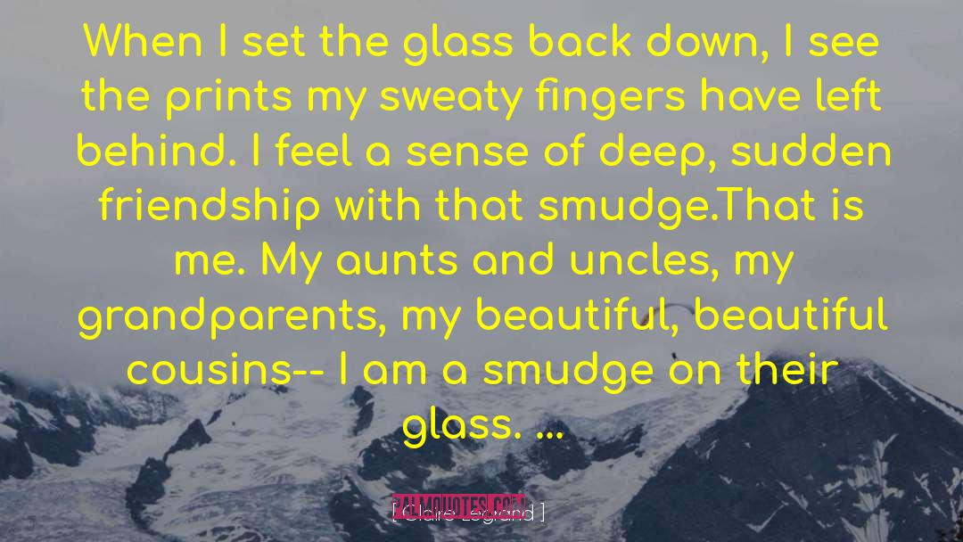 Claire Legrand Quotes: When I set the glass