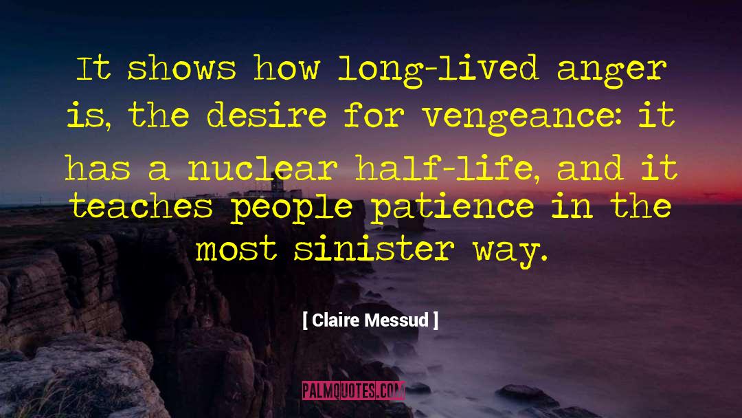 Claire Messud Quotes: It shows how long-lived anger