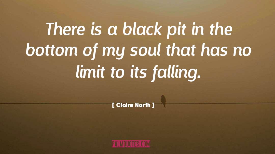 Claire North Quotes: There is a black pit