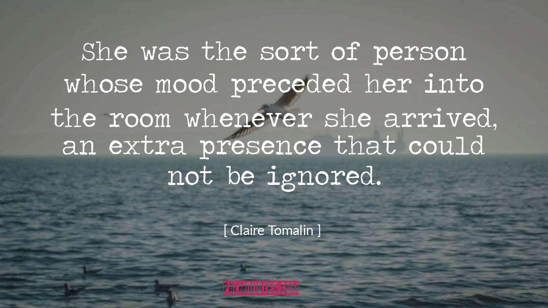 Claire Tomalin Quotes: She was the sort of