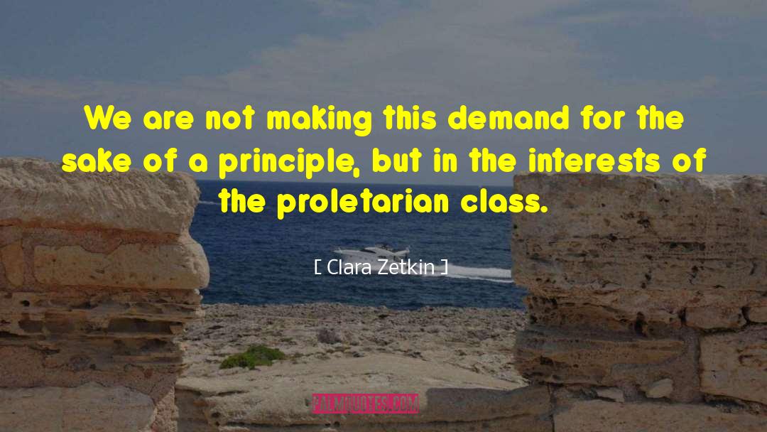 Clara Zetkin Quotes: We are not making this