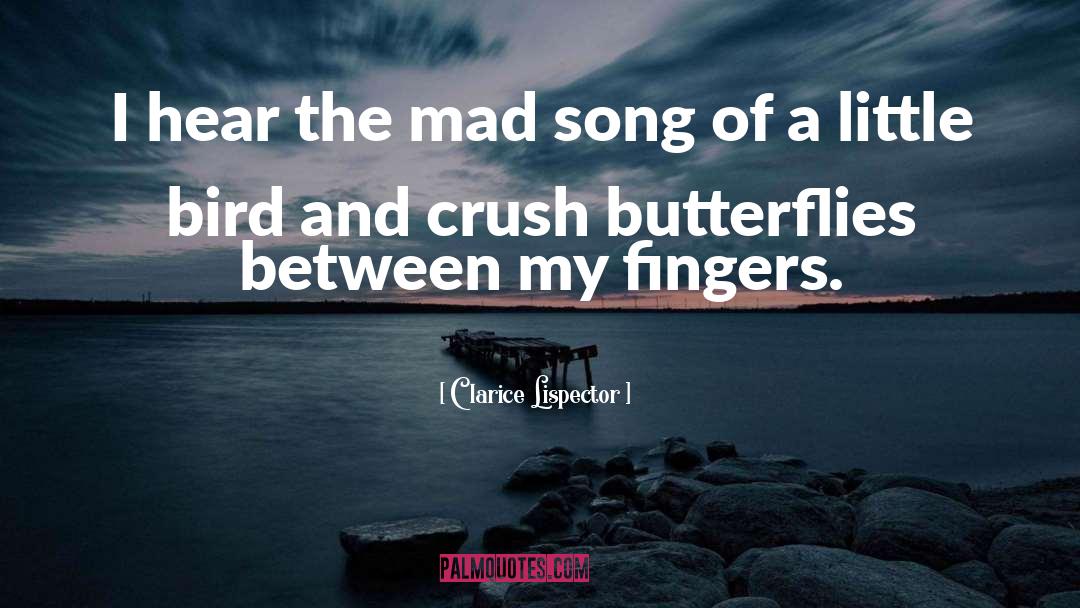 Clarice Lispector Quotes: I hear the mad song