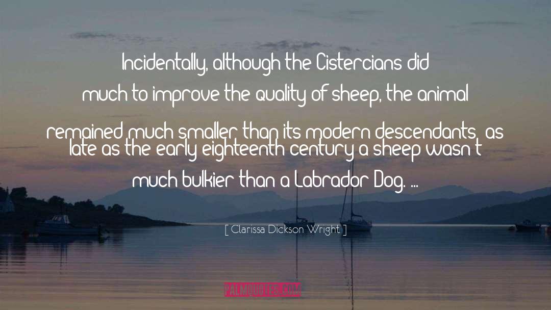 Clarissa Dickson Wright Quotes: Incidentally, although the Cistercians did